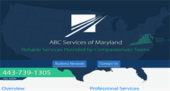 Desktop Screenshot of abcservicesofmaryland.com
